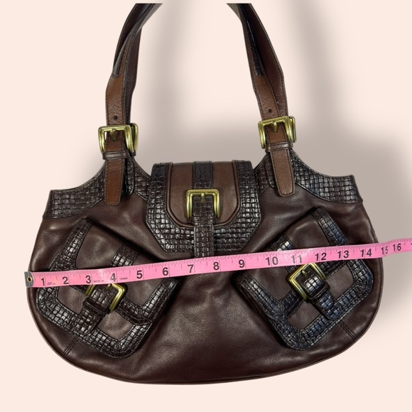 Cole Haan Brown Leather Hobo Shoudler Bag - Picture 9 of 13